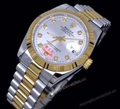 Fake Rolex Datejust II Watch 2Tone Diamond Hours Men 41mm